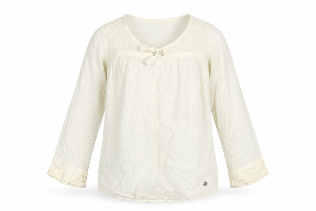 Roxy Girls Ivory Lightweight Cotton Tunic Blouse 12 Years