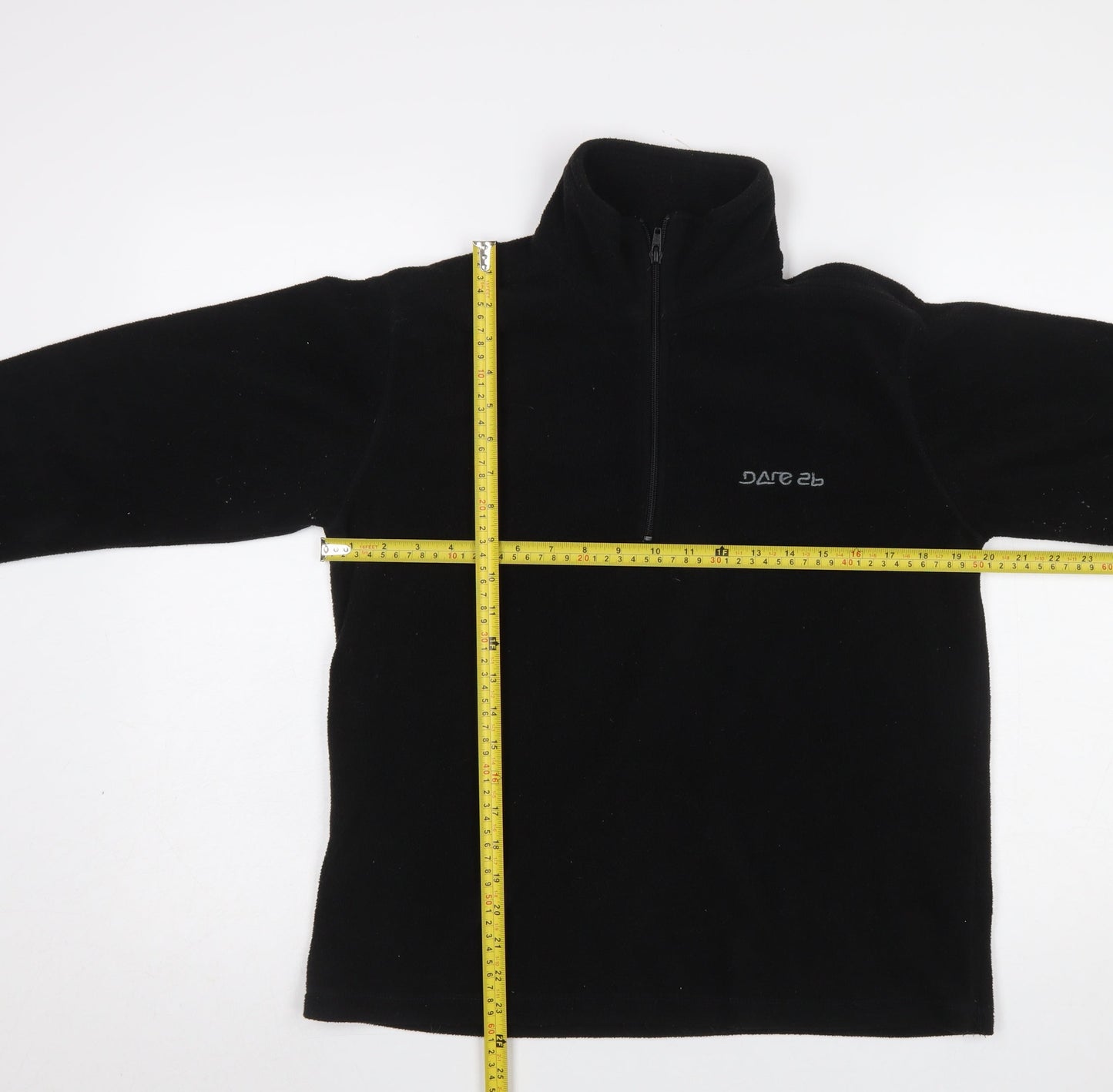 Dare 2b Women Black Fleece Pullover Sweatshirt UK 16 XL 1/2 Zip