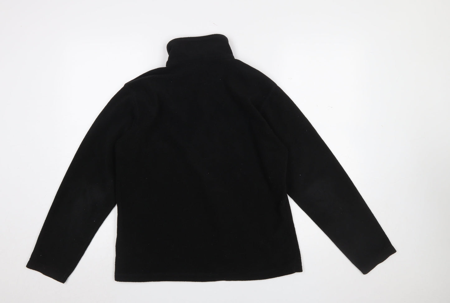 Dare 2b Women Black Fleece Pullover Sweatshirt UK 16 XL 1/2 Zip