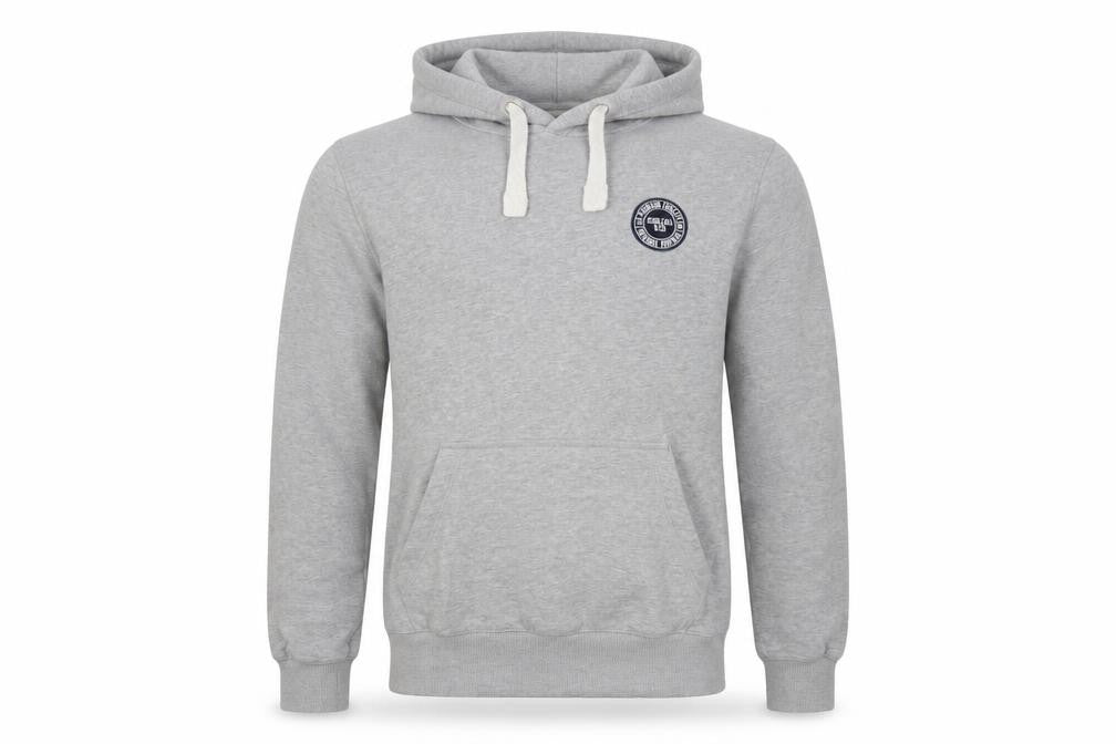 SoulCal Men's Grey Pullover Hoodie Large Cotton Blend