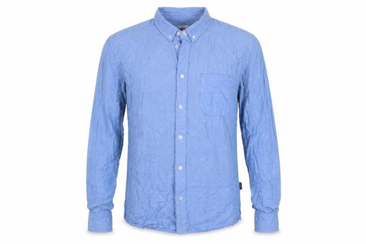 Dedicated Men’s Blue Organic Cotton Button-Down Shirt Medium