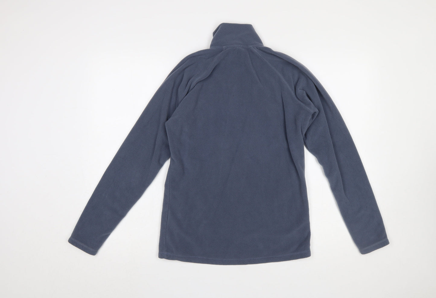OEX Women's Blue Fleece Pullover Sweatshirt UK 8 1/2 Zip Outdoor Top
