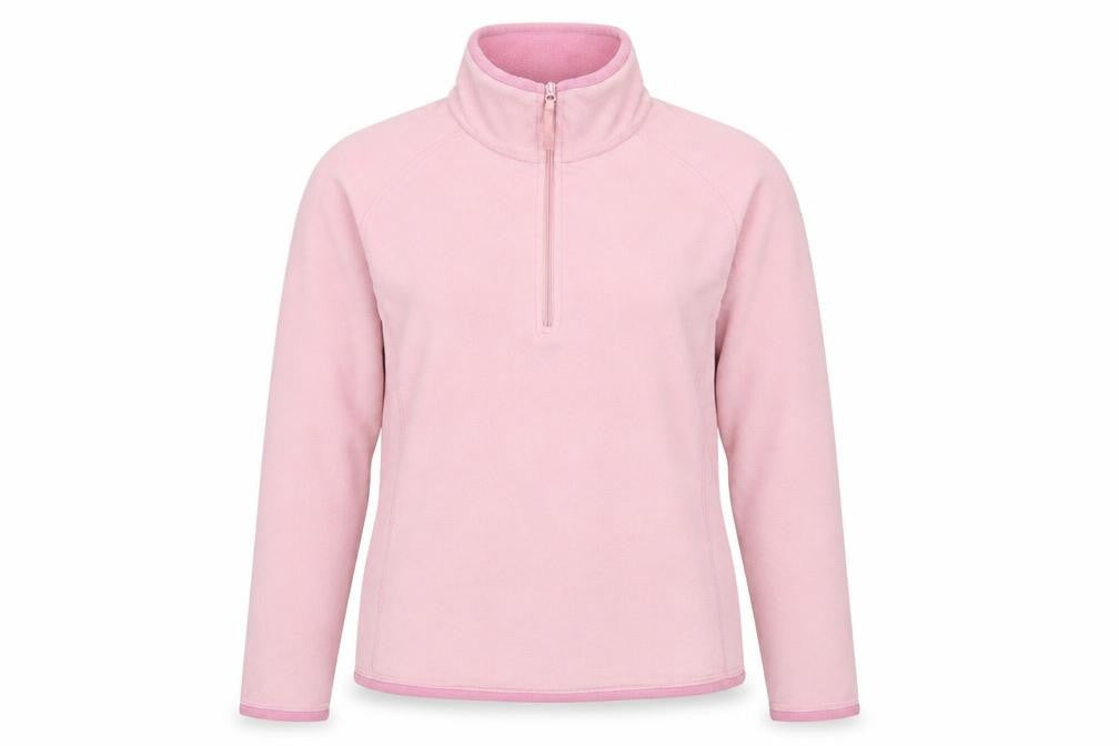 Mountain Warehouse Women's Pink Fleece 1/2 Zip Pullover UK 14