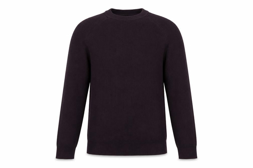 Zara Men Black Cotton Crew Neck Pullover Jumper Size S