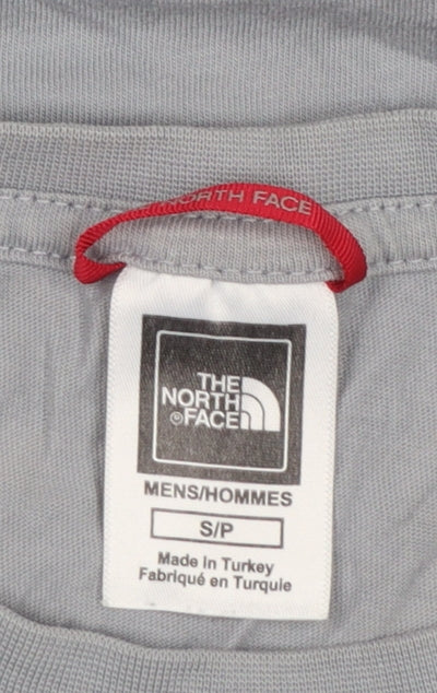 The North Face Men's Grey Graphic Logo T-Shirt Size S Outdoor Cotton