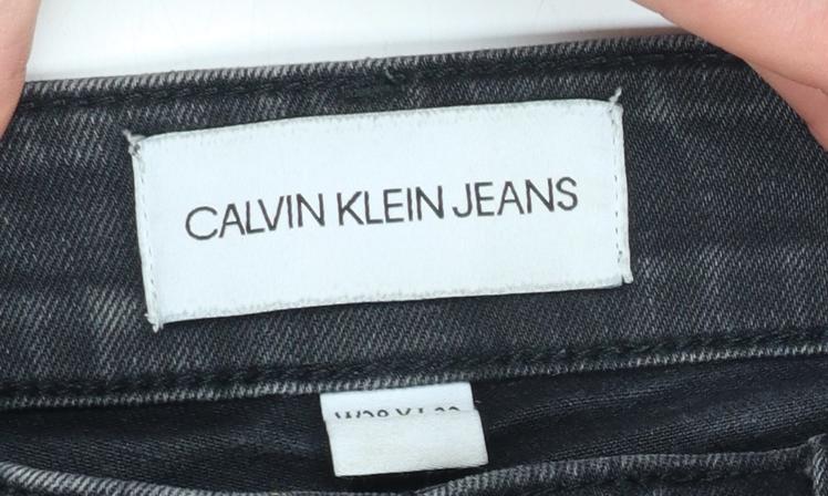 Calvin Klein Jeans Black Slim Fit Men's Denim W28 L32