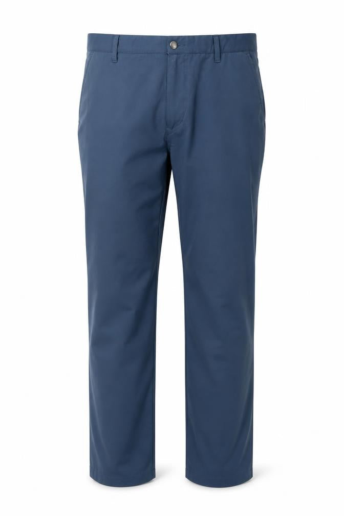 Adidas Men’s Blue Chino Trousers 40x30 Regular Fit Stretch
