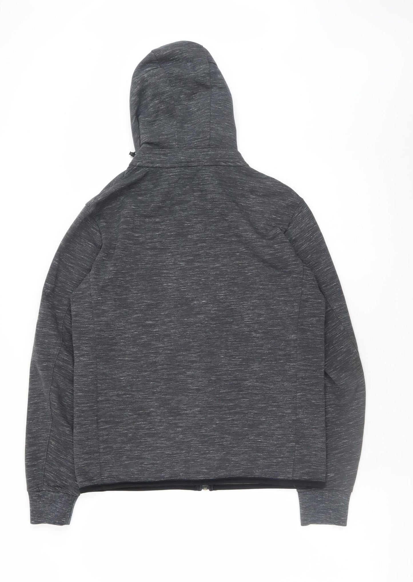 Uniqlo Men's Grey Full Zip Hoodie Size S Dry Fabric Lightweight