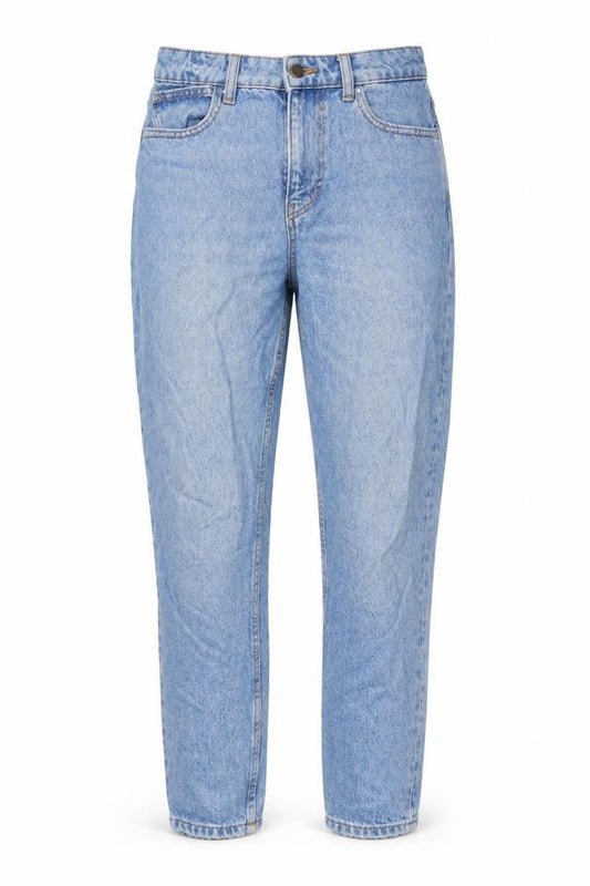 Zara Women Blue Mom High Rise Denim Jeans Size 8