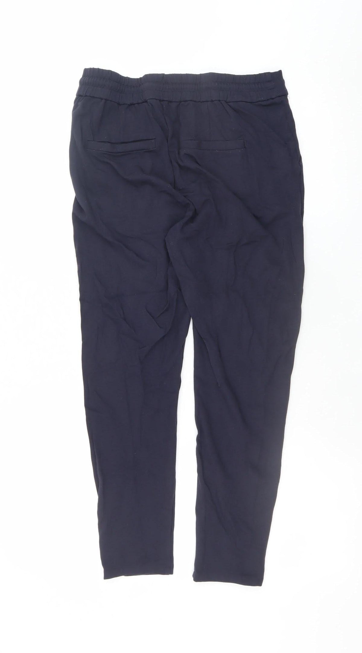 Vero Moda Womens Black Jogger Trousers Size S Elastic Waist