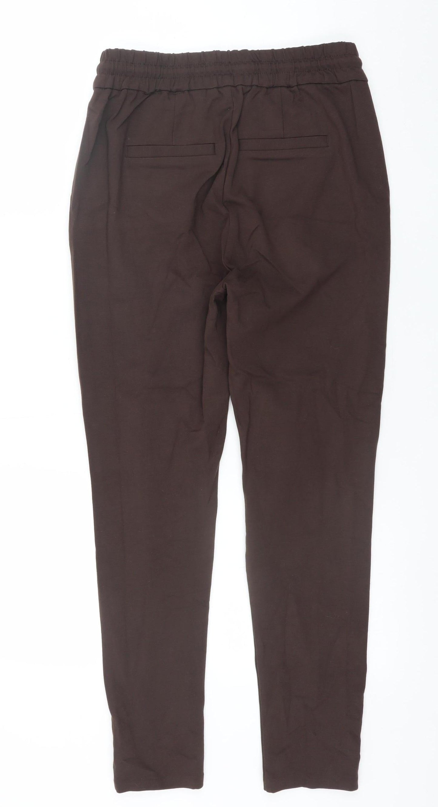 Vero Moda Women's Brown Jogger Trousers XS Elastic Waist Casual