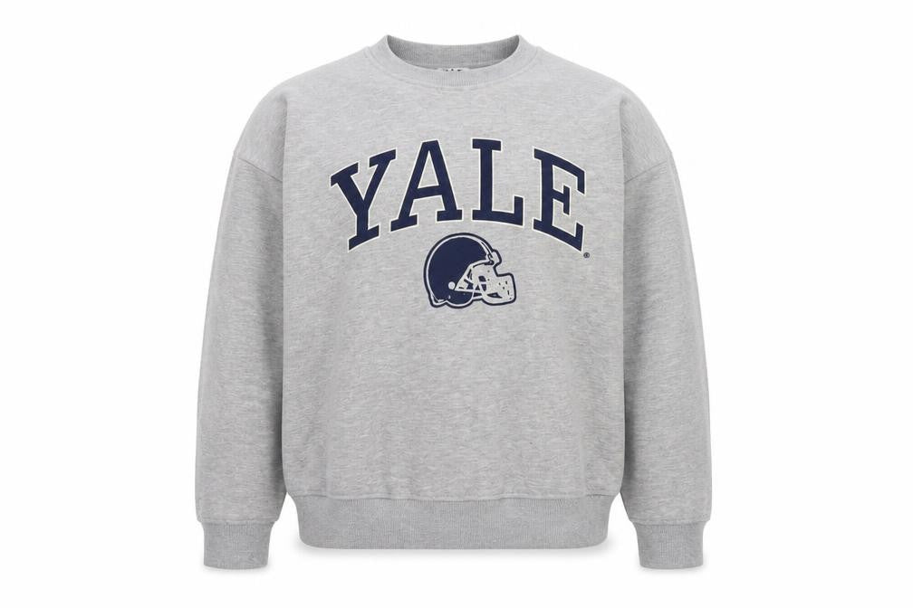 Yale University Men's Grey XS Pullover Sweatshirt Crew Neck