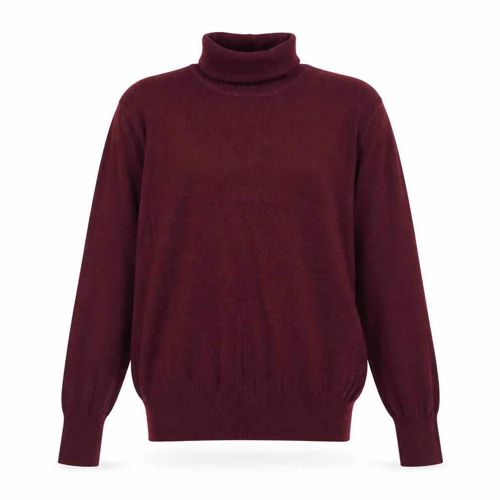 Oasis Women Red Wool Blend Roll Neck Jumper Size L