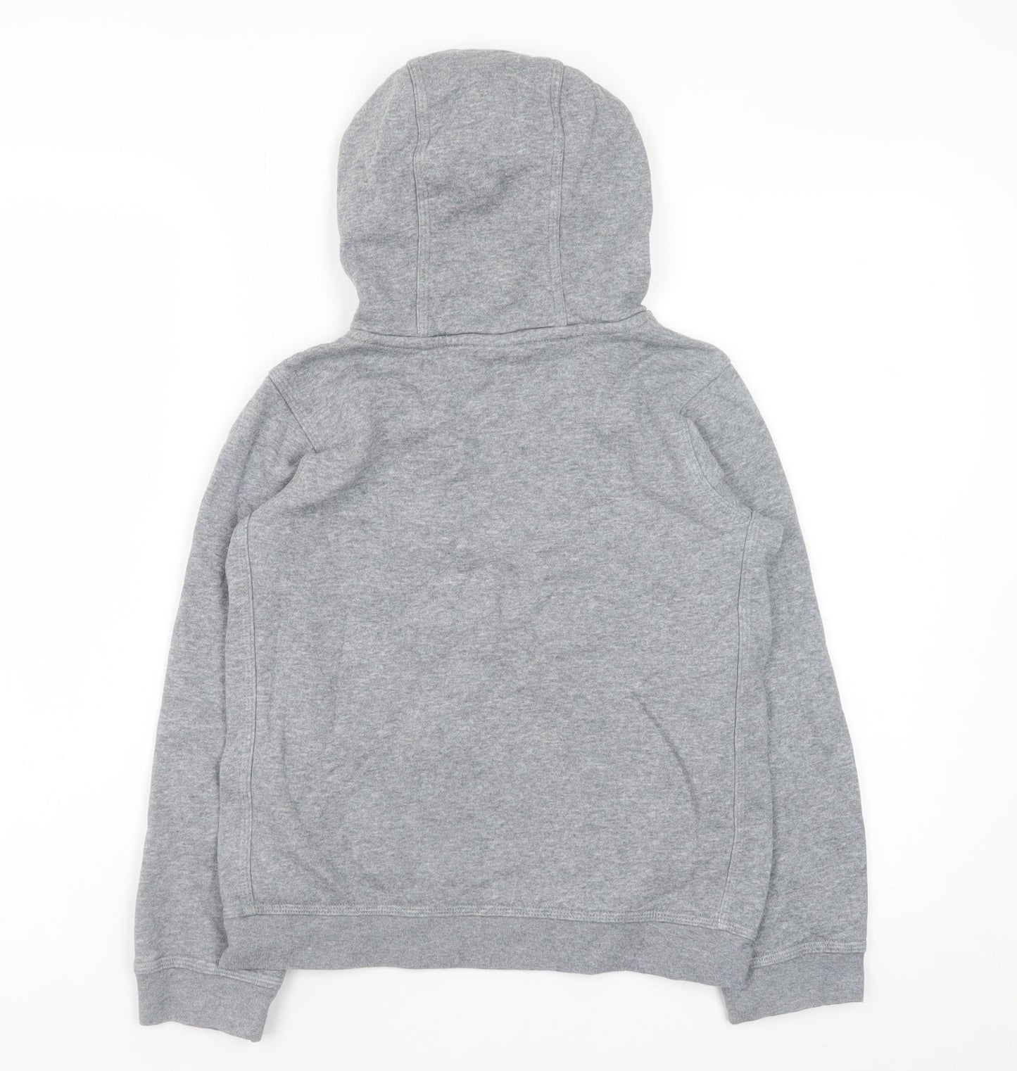 Nike Boys Grey Pullover Fleece Hoodie Size 8-9 Years Hooded Sweatshirt