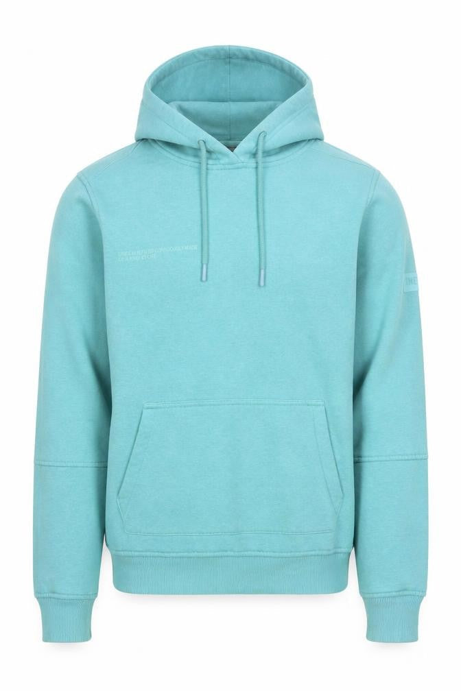 River Island Mens Blue Pullover Hoodie XS Logo Graphic Fleece