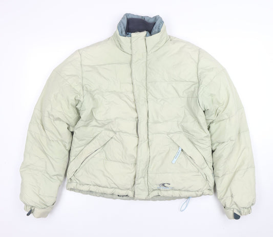O'Neill Women's Beige Puffer Jacket S Insulated Winter Coat