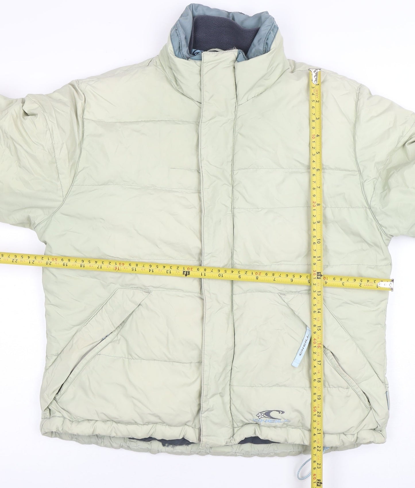O'Neill Women's Beige Puffer Jacket S Insulated Winter Coat
