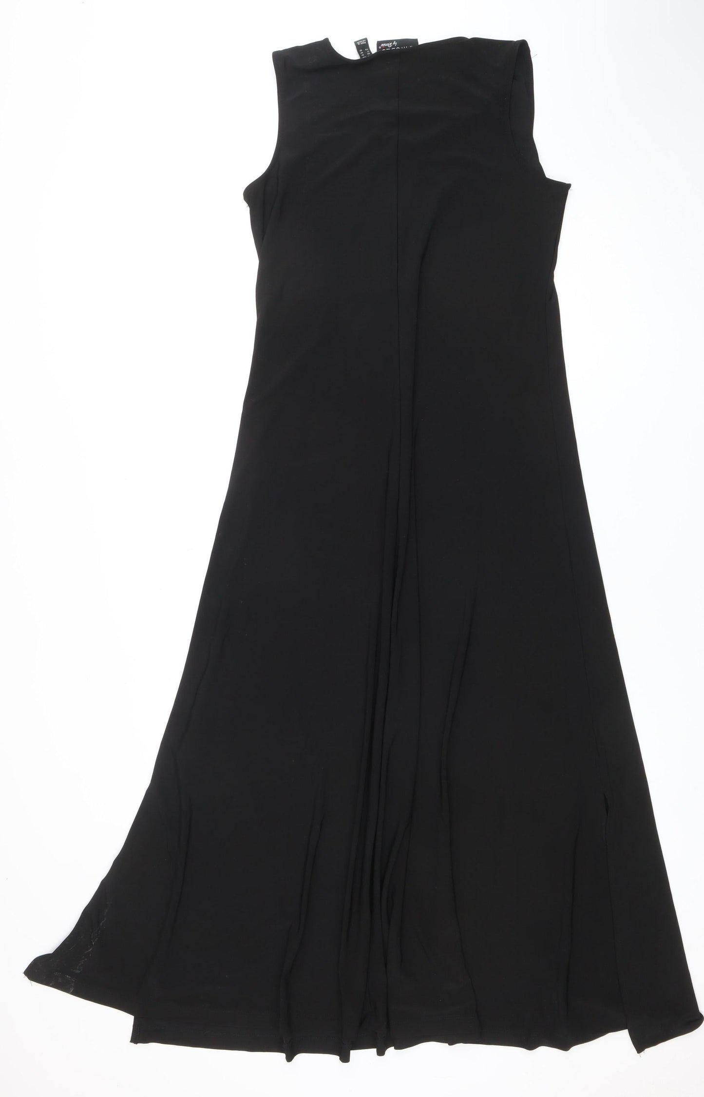 Attitudes by Renée Womens Black XS A-Line Sleeveless Jersey Maxi Dress