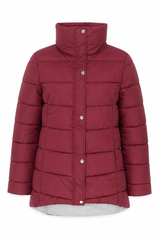 Styled by... Womens Red Quilted Puffer Jacket Size 12