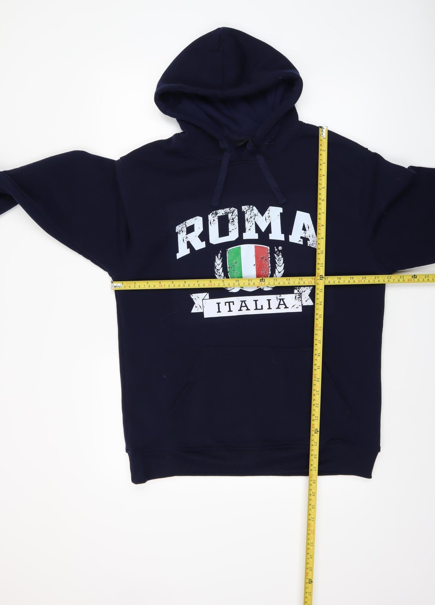 Infinity Men's Blue Roma Italia Graphic Pullover Hoodie XL