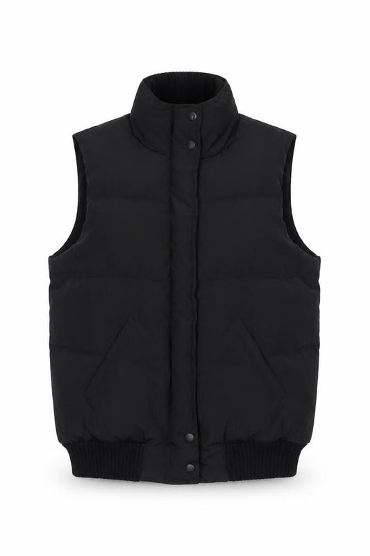 Next Womens Black Padded Puffer Waistcoat Gilet Size 10