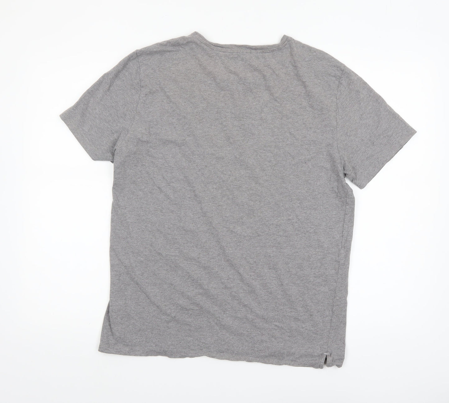 Fat Face Men's Grey Tour de Force Graphic Cotton T-Shirt Size M