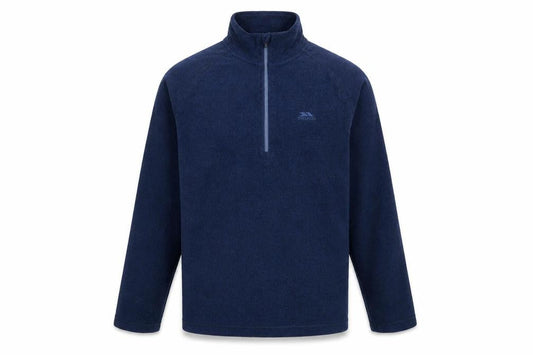 Trespass Men’s Blue Fleece 1/4 Zip Pullover Sweatshirt Size L