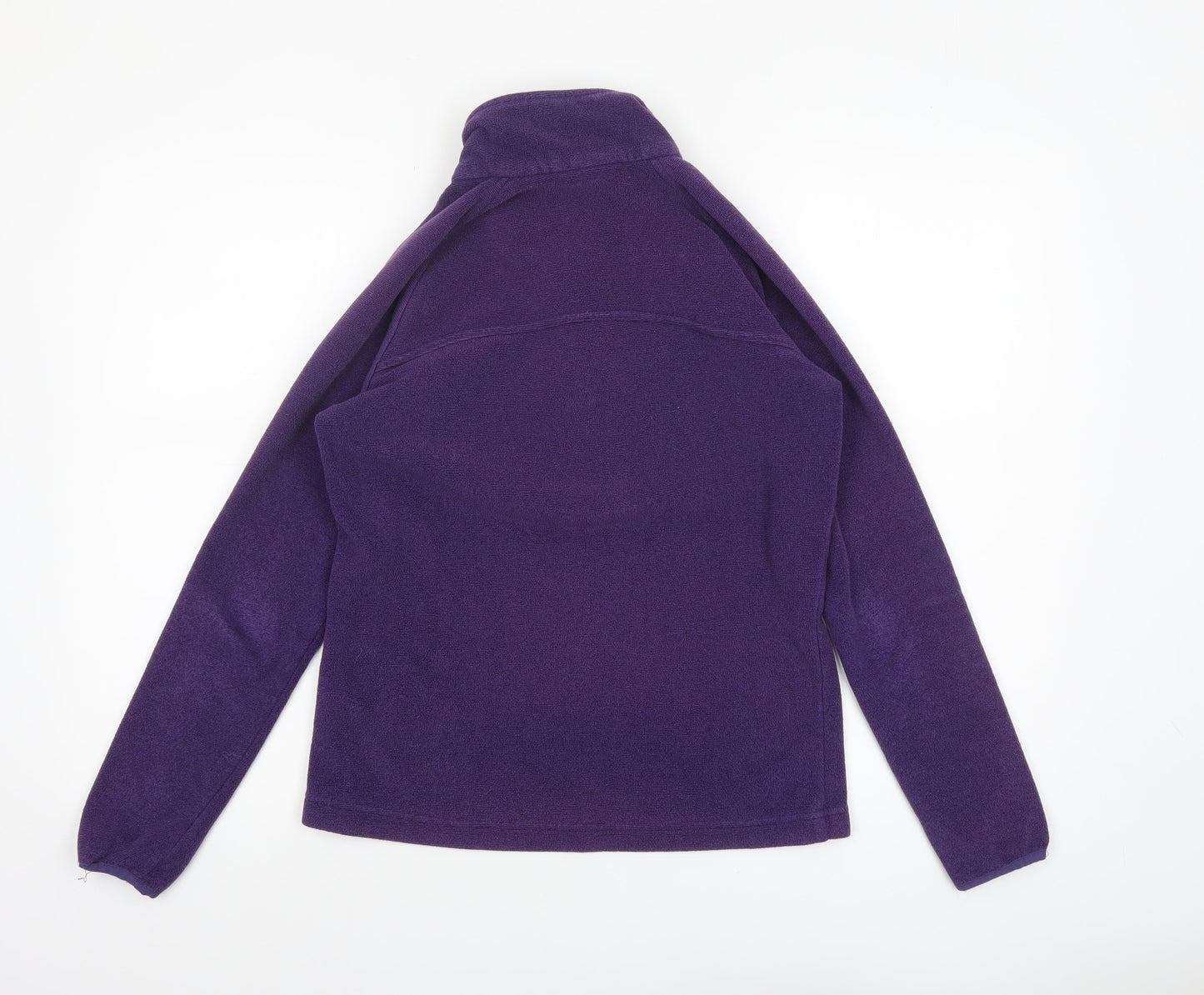 North Ridge Women's Purple Fleece 1/2 Zip Pullover Sweatshirt Size 10