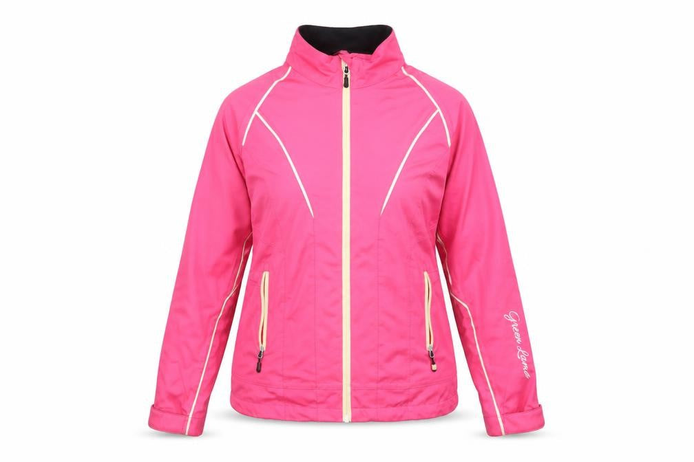 Green Lamb Women's Pink Waterproof Windbreaker Jacket S