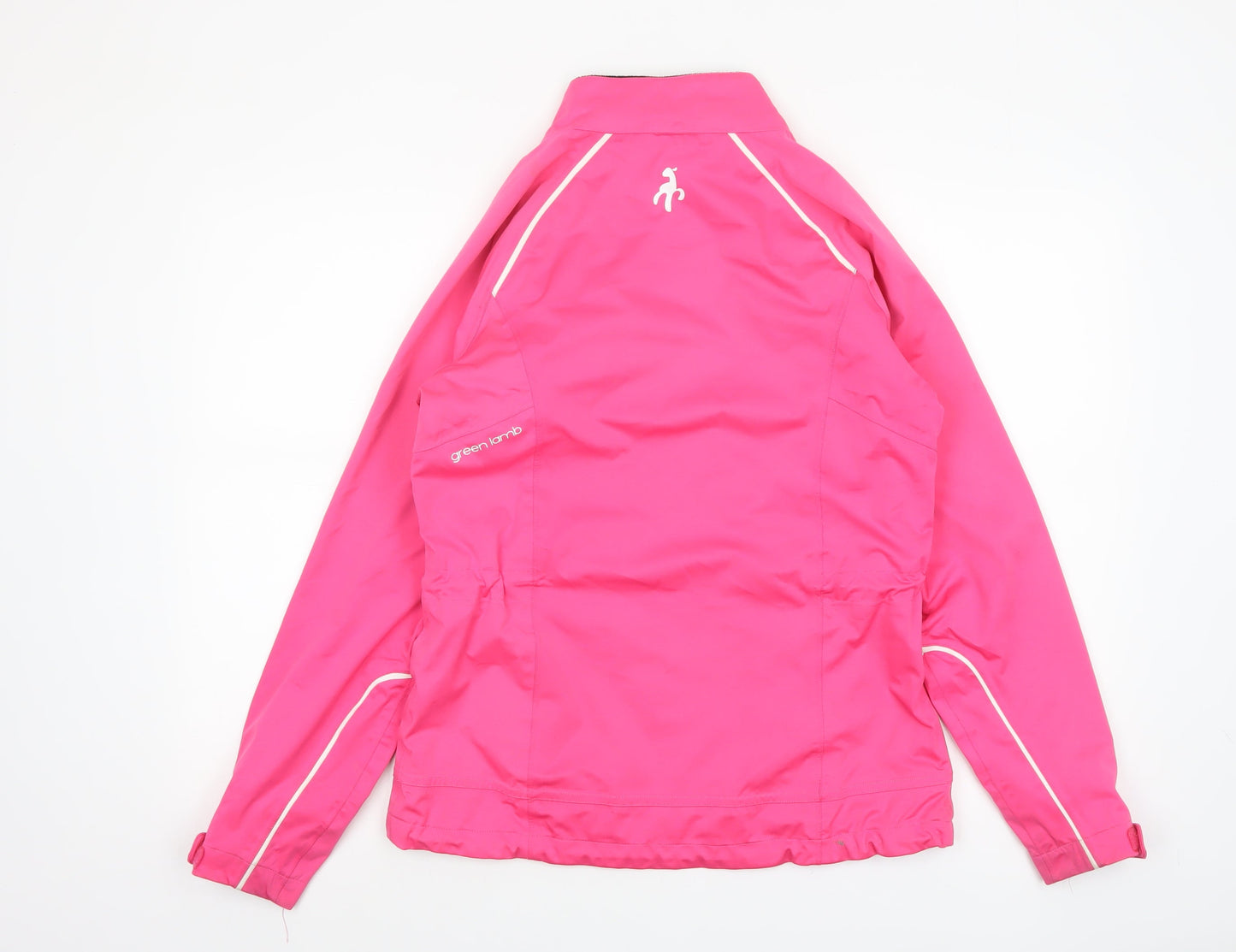 Green Lamb Women's Pink Waterproof Windbreaker Jacket S