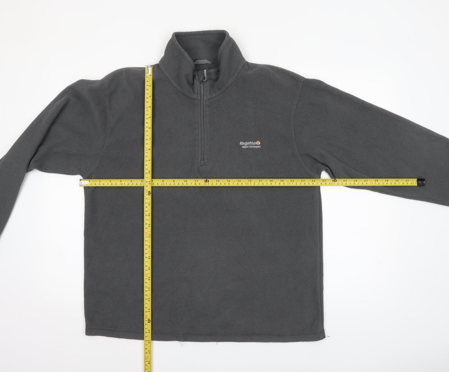 Regatta Men's Grey XL Fleece 1/4 Zip Pullover Sweatshirt Outdoor Top