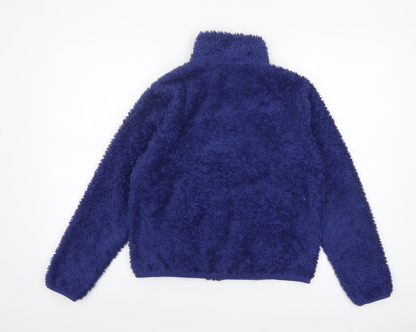 Uniqlo Womens Blue Fleece Full Zip Jacket XS Lightweight