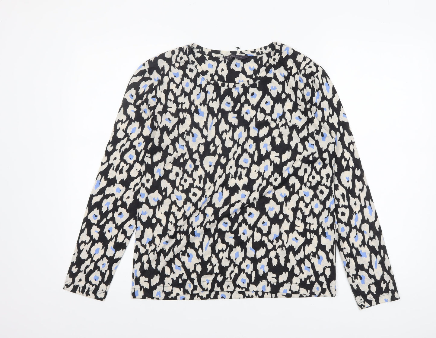Marks and Spencer Women’s Multicoloured Animal Print Long Sleeve Blouse Size 8