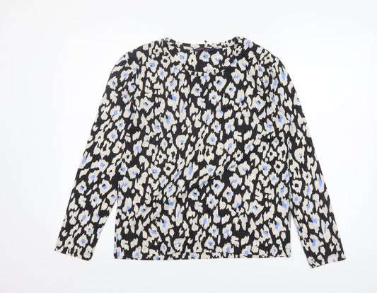 Marks and Spencer Women’s Multicoloured Animal Print Long Sleeve Blouse Size 8