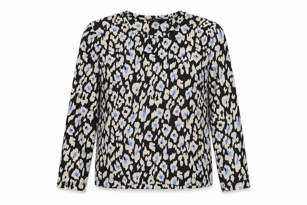 Marks & Spencer Women’s Multicoloured Animal Print Long Sleeve Blouse Size 8