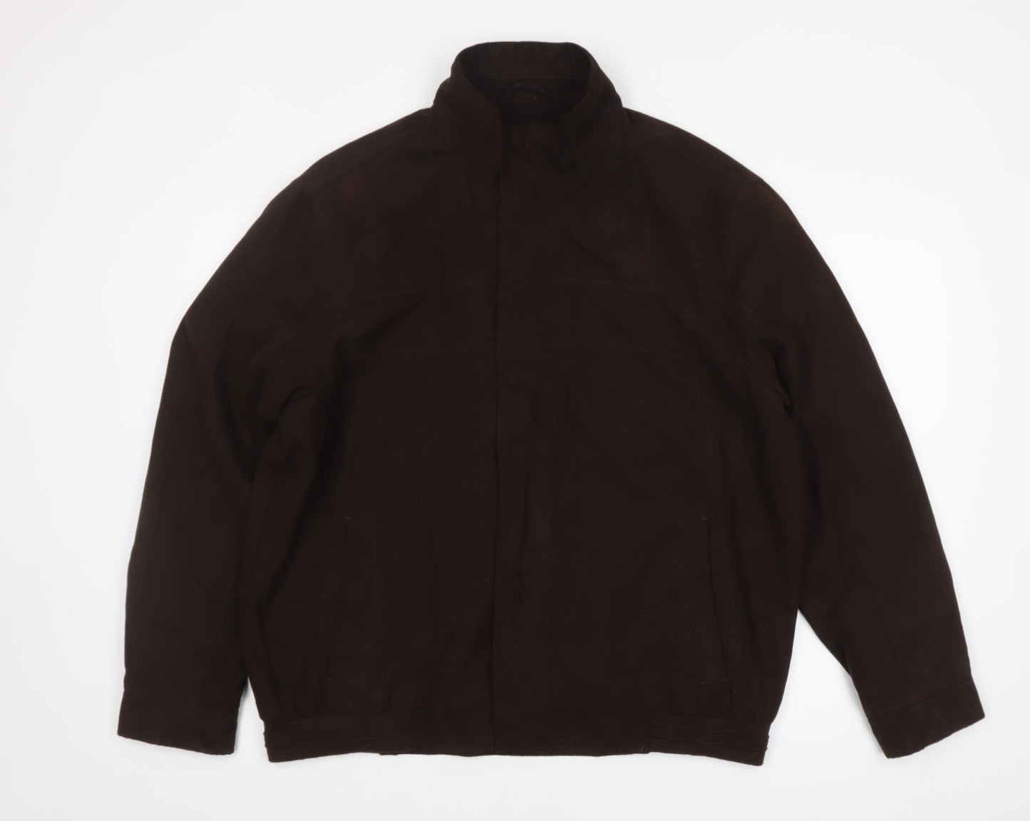 Thomas Nash Men's Brown L Basic Full Zip Jacket