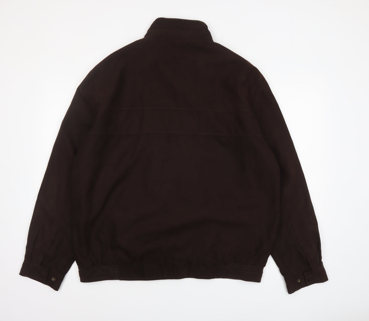 Thomas Nash Men's Brown L Basic Full Zip Jacket