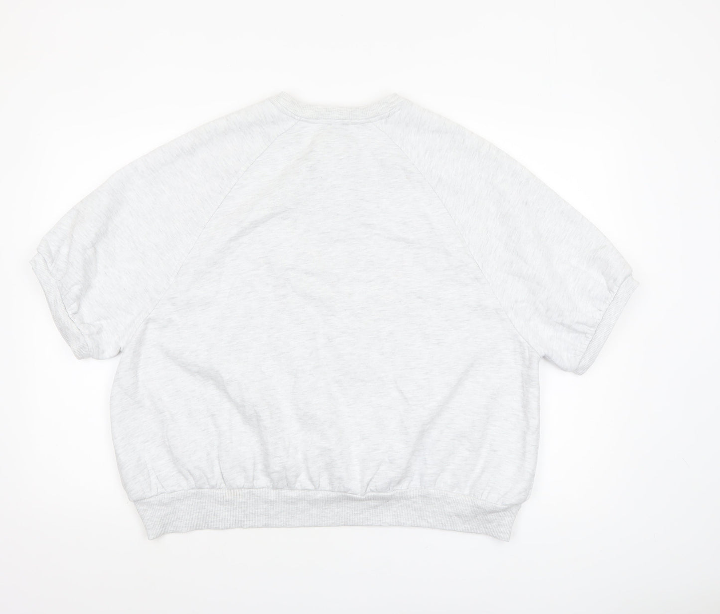 River Island Womens Grey NYC 1988 Relaxed Jersey T-Shirt Size L