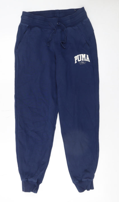 Additional front view of Puma Women's Blue XS Jogger Sweatpants Cotton Blend