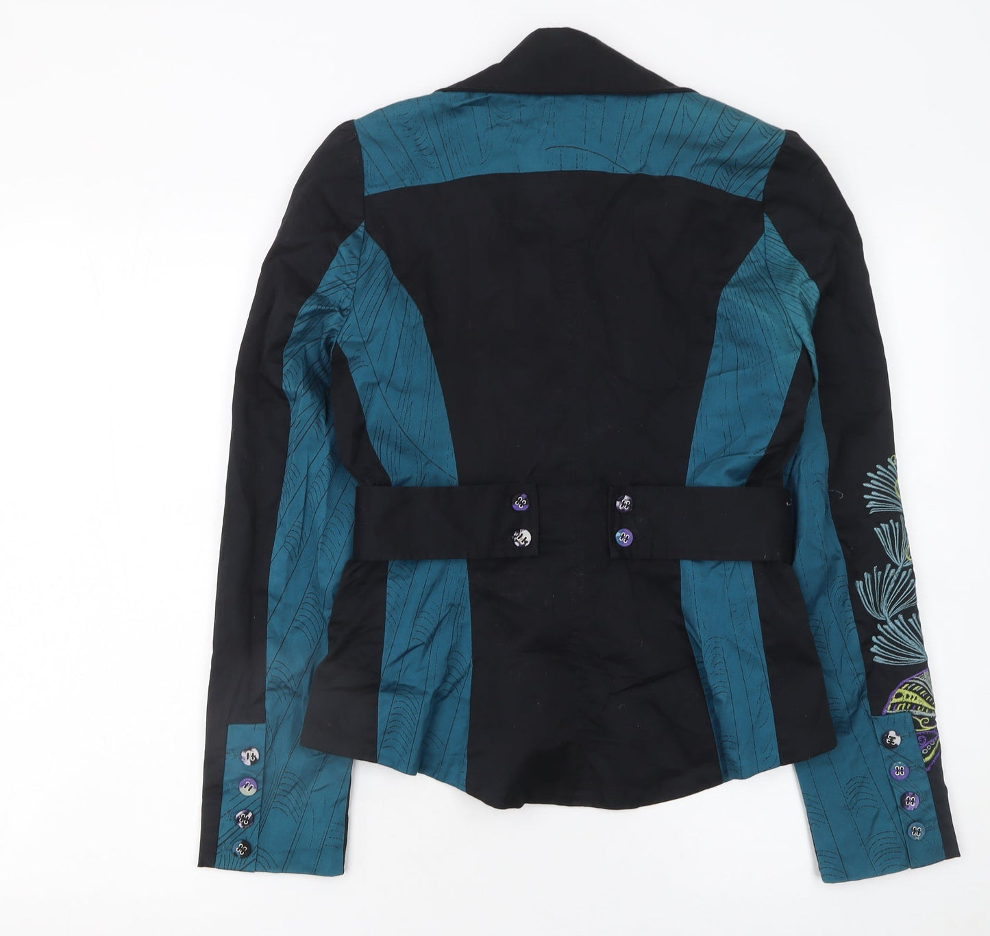 St Martins Women’s Multicoloured Size 8 Tailored Floral Blazer Jacket