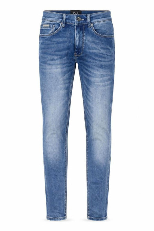 Pre London Men's Blue Slim Fit Stretch Denim Jeans Size 28R
