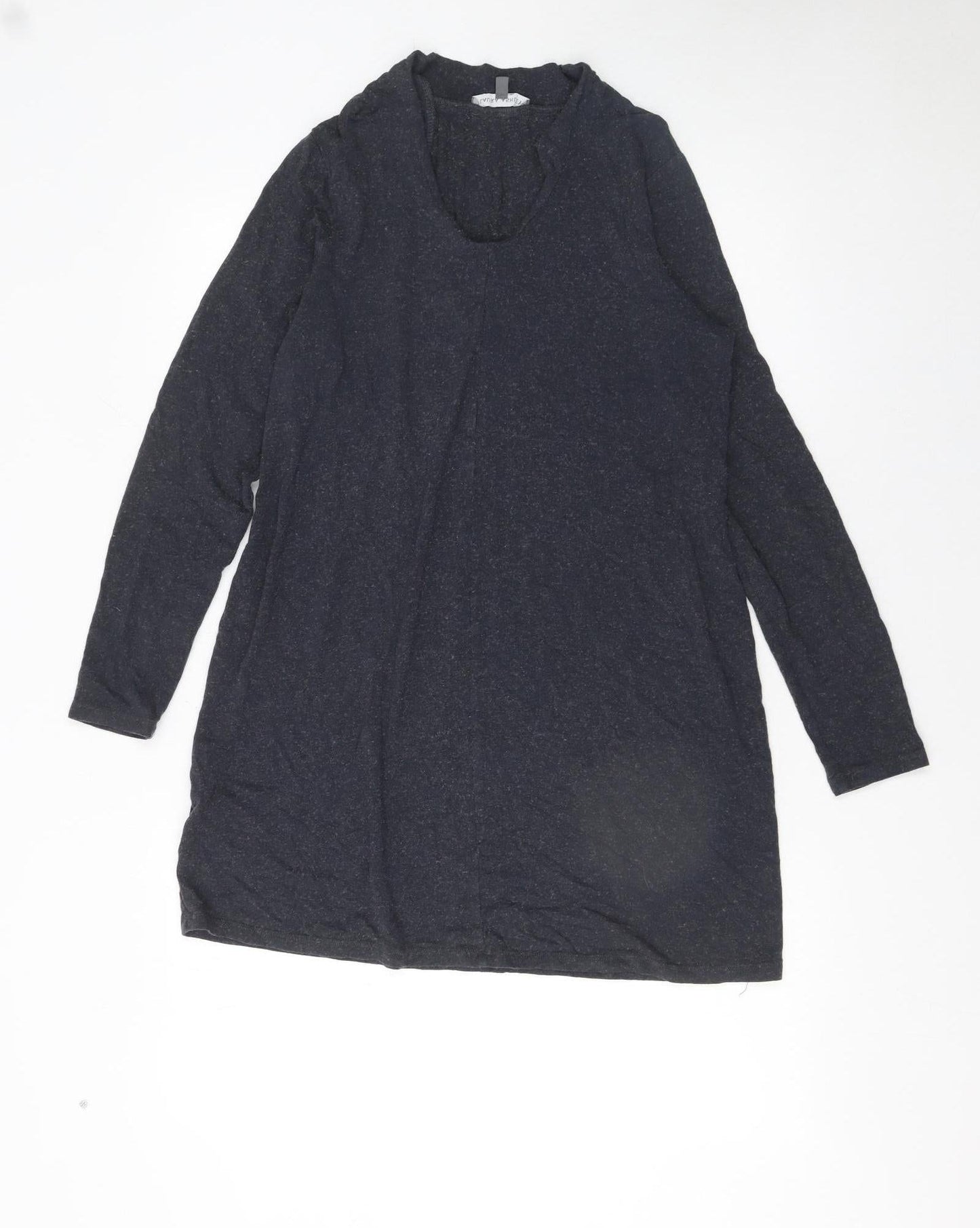 Laura Ashley Women’s Black Long Sleeve Knit Shift Dress UK 12