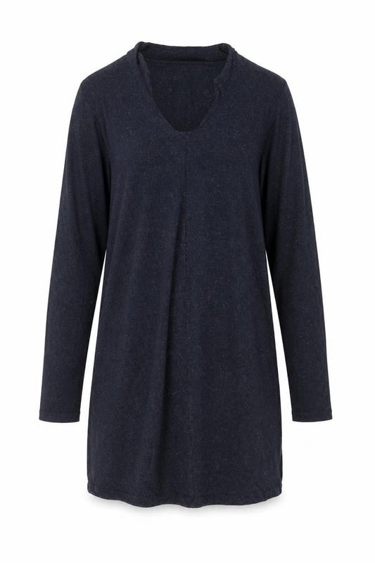 Laura Ashley Women’s Black Long Sleeve Knit Shift Dress UK 12