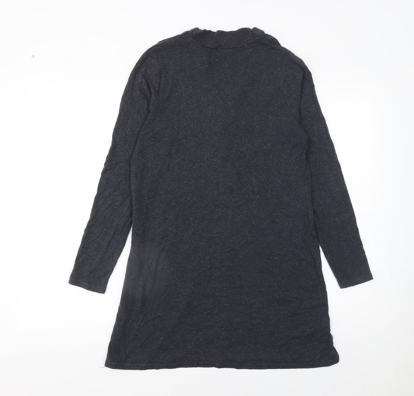 Laura Ashley Women’s Black Long Sleeve Knit Shift Dress UK 12