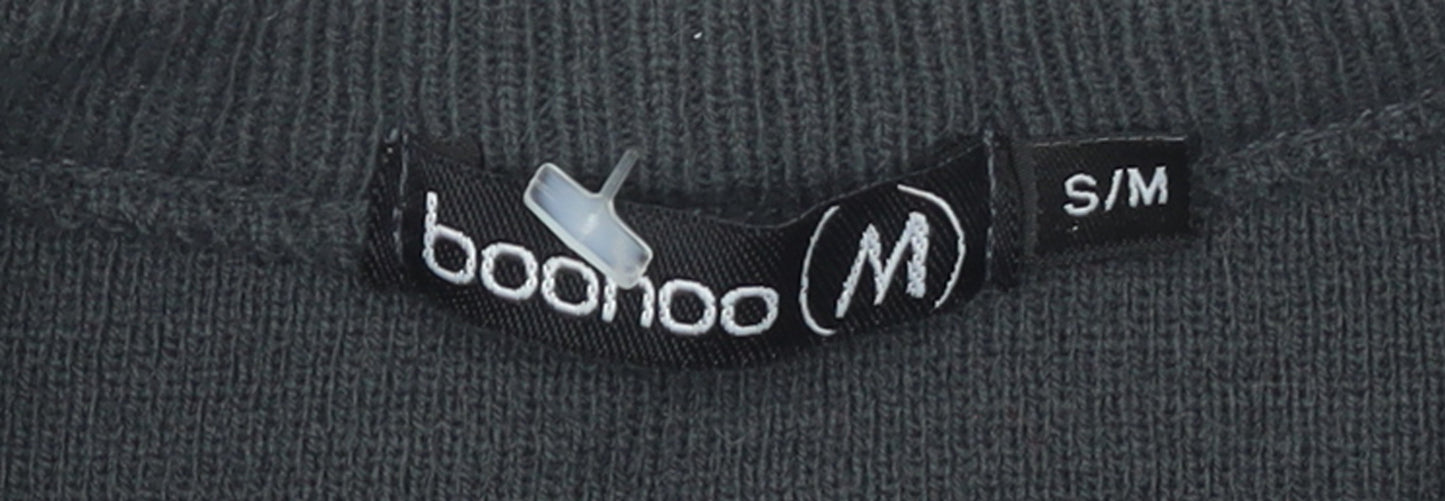 boohoo Men Black Christmas Santa Baby Knit Jumper Size S
