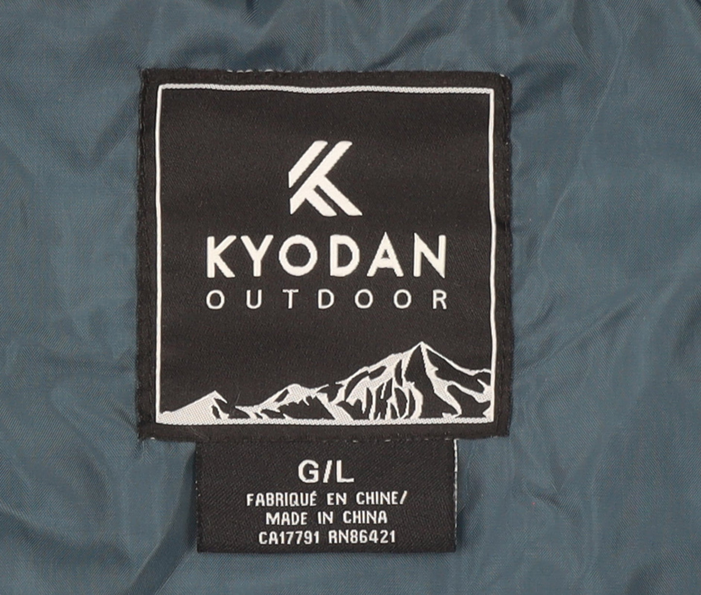 Kyodan Women Blue L Lightweight Full Zip Outdoor Activewear Jacket