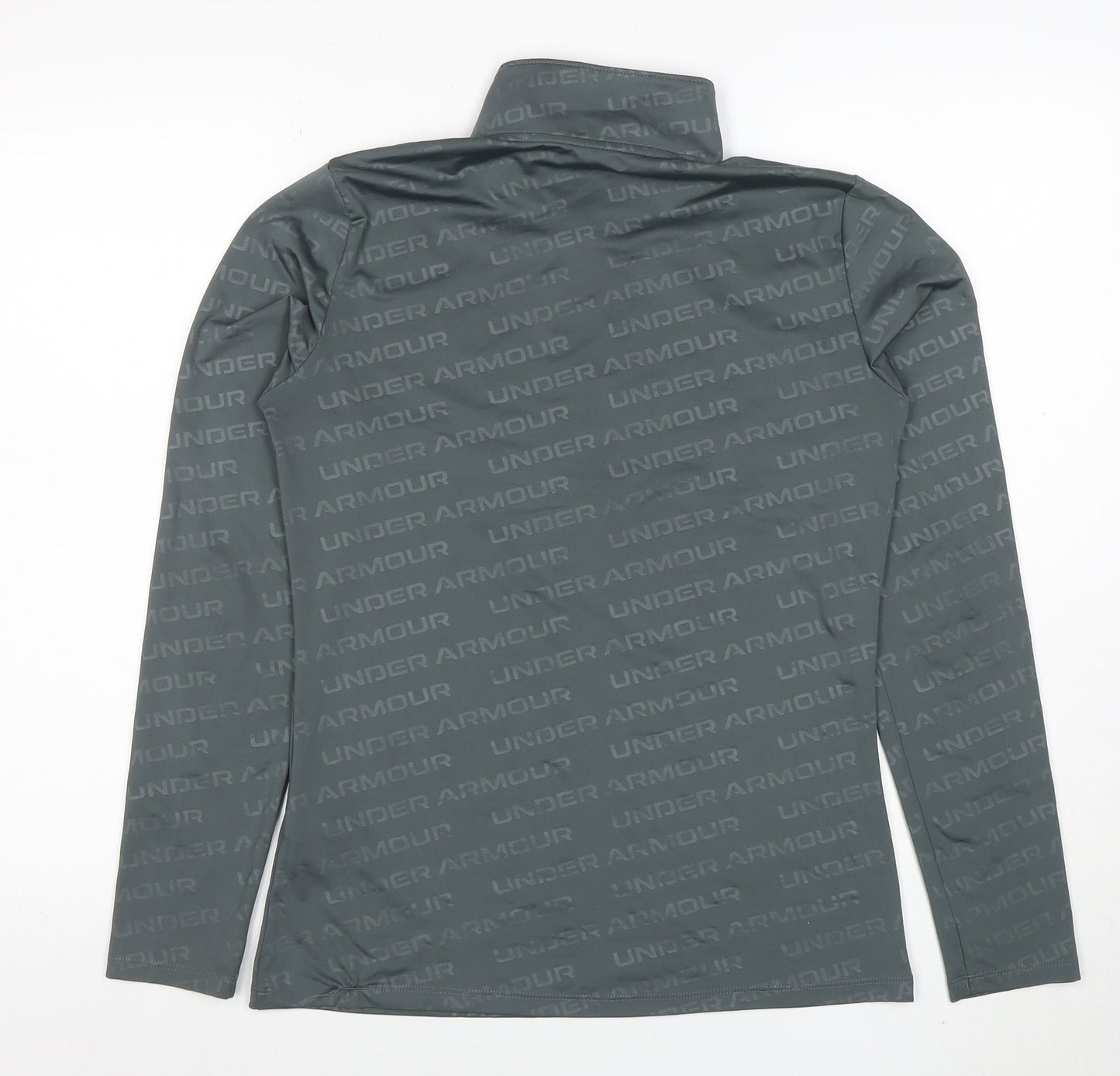 Under Armour Men’s Grey Long Sleeve 1/4 Zip Active Top Size S