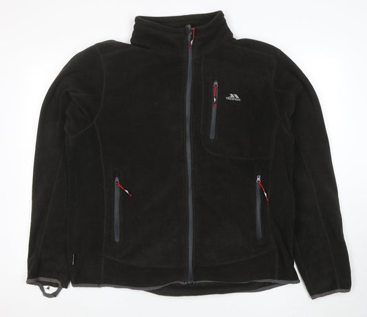 Trespass Men's Black XL Fleece Jacket Outdoor Full Zip