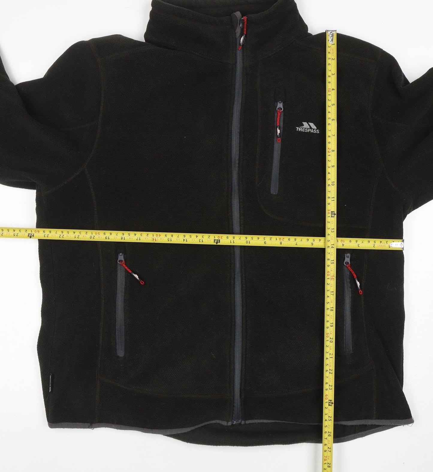 Trespass Men's Black XL Fleece Jacket Outdoor Full Zip