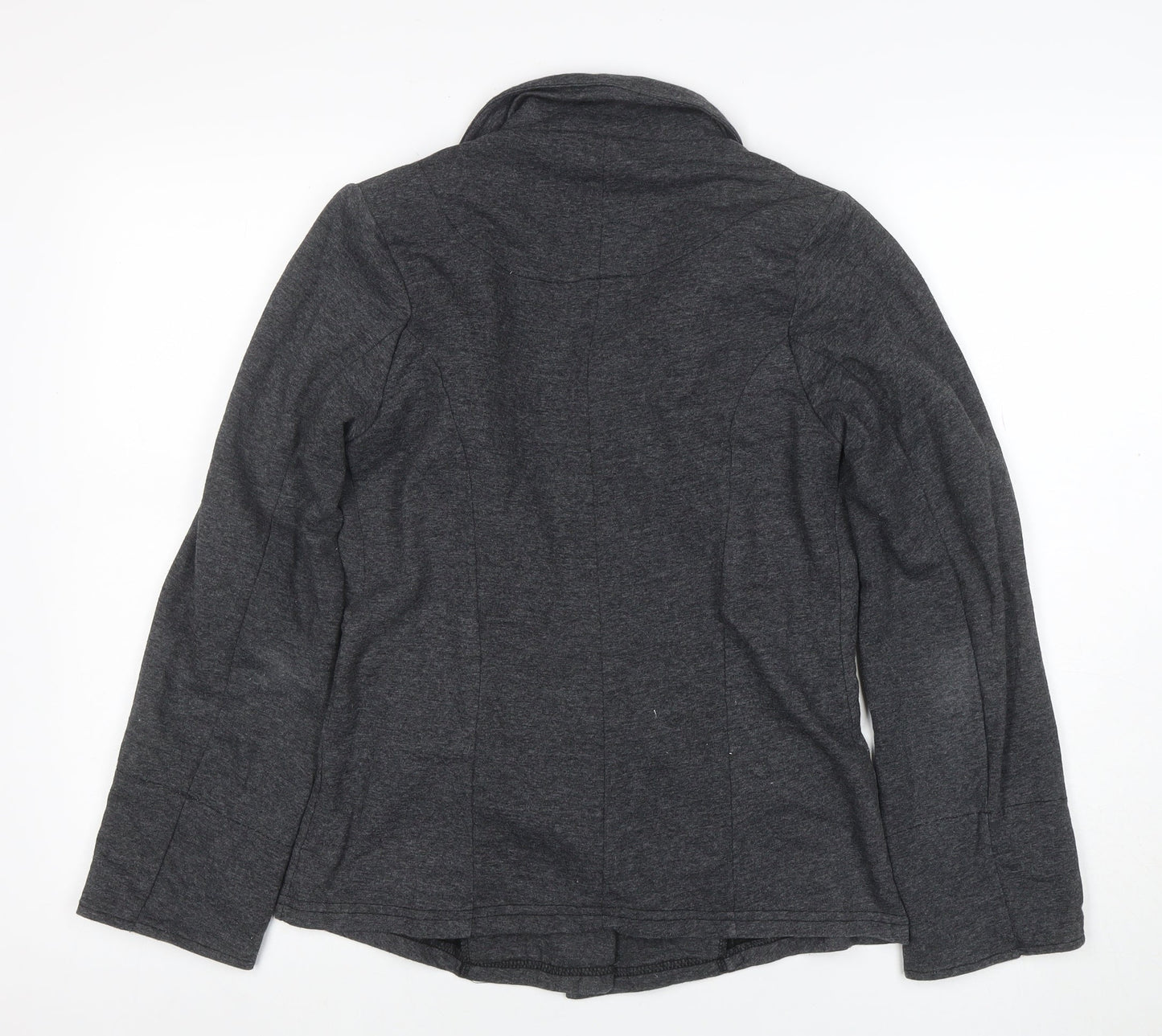 Denim Co Women's Grey Blazer UK 8 Regular Fit One-Button Jacket